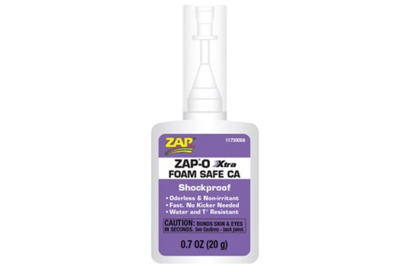 ZPT Kleber Zap-O Foam Xtra Safe CA 20g (0.7 oz.)