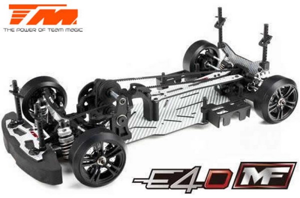 Team Magic E4D-MF - T86 Drift 1/10 Onroad Auto ARR Roller vormontiert