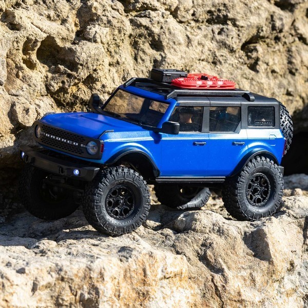 Axial 1/24 SCX24 2021 Ford Bronco 4WD Rock Crawler Brushed RTR Blau