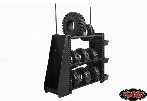 RC4WD Tri Fold Flyer holder Scale Tire Rack