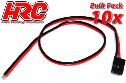 HRC9218B Akku Kabel JR typ 30cm Länge BULK (10)