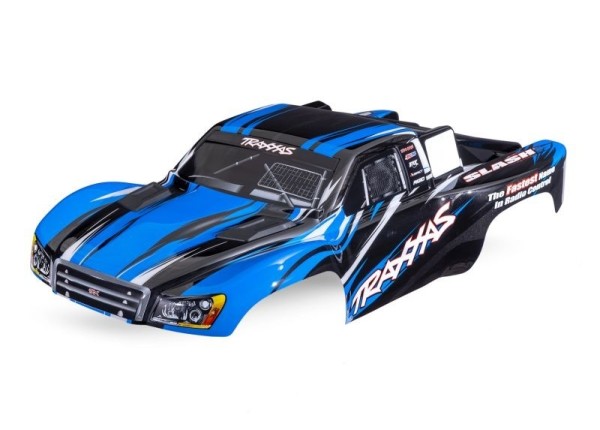 Traxxas Karosserie Slash 4x4 blau Clipless