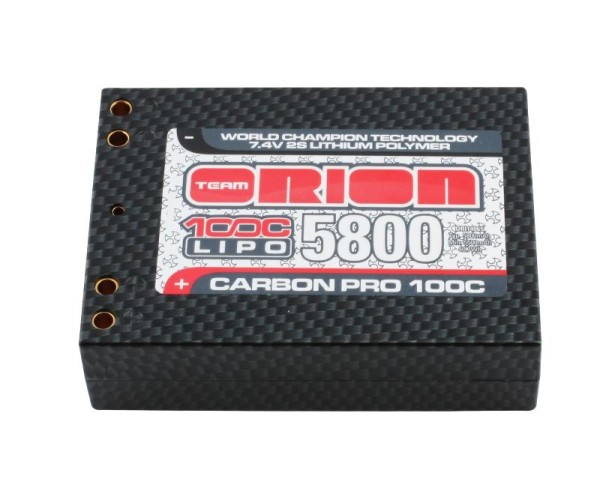 14065 Lipo Akku Carbon Pro 5800mAh 100C 7.4V Square Hardcase 4mm