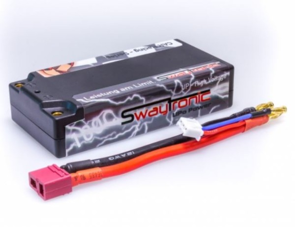 SWAYTRONIC HC HV-LiPo 2S2P 7.6V 4400mAh 100C - Shorty - 4mm LCG 22mm