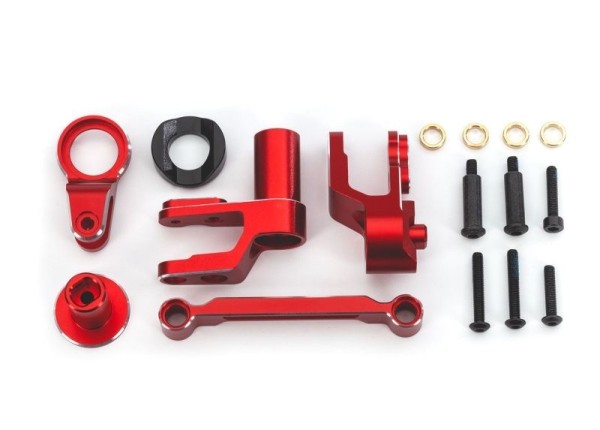 10246-RED Traxxas Lenkung Bellcranks Alu rot