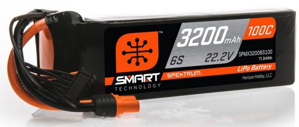 Spektrum 3200mAh 6S 22.2V 100C Smart LiPo Battery