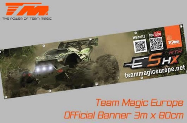 TM-B-7 Banner Team Magic E5 HX 300 x 80cm