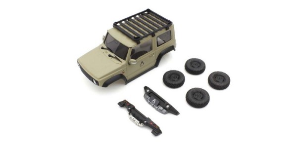 Kyosho Karosserie APIO Jimny TS4 Khaki Mini-Z 4X4