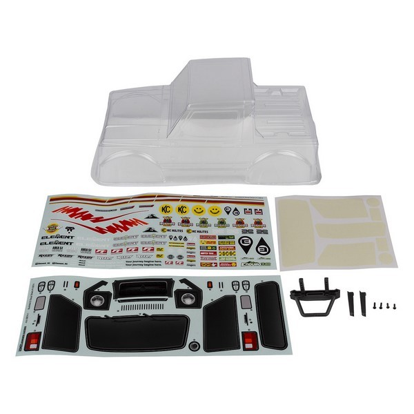 41144 Element RC Enduro12. Bushido Body Set. clear